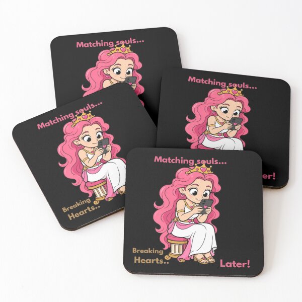Item preview, Funny Aphrodite Goddess of Love Dating Procrastination Cartoon designed and sold by LazyDayzCo.