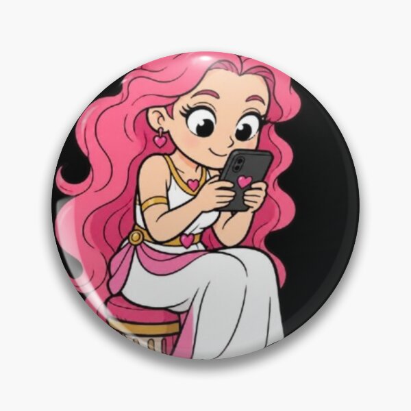 Item preview, Funny Aphrodite Goddess of Love Dating Procrastination Cartoon designed and sold by LazyDayzCo.