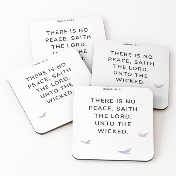 Item preview, Isaiah 48:22 designed and sold by Undonemadenew.