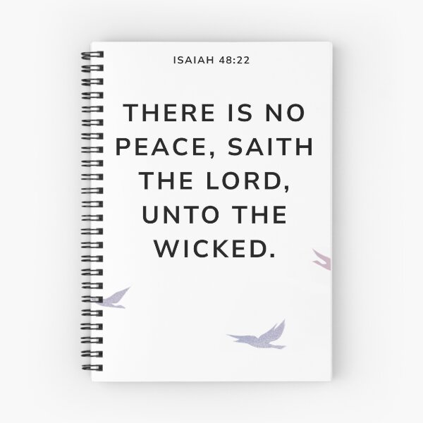 Item preview, Isaiah 48:22 designed and sold by Undonemadenew.