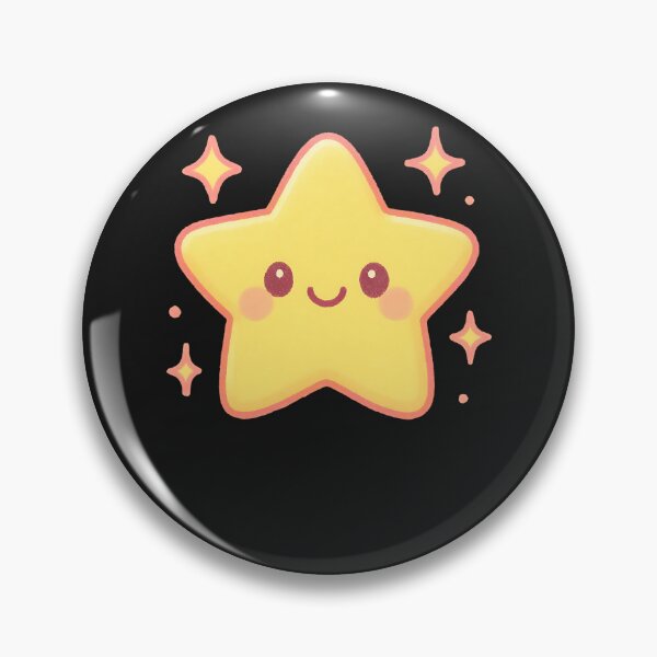 Item preview, Cute Kawaii Star Sparkling Magic Character designed and sold by AilinsDesigns.