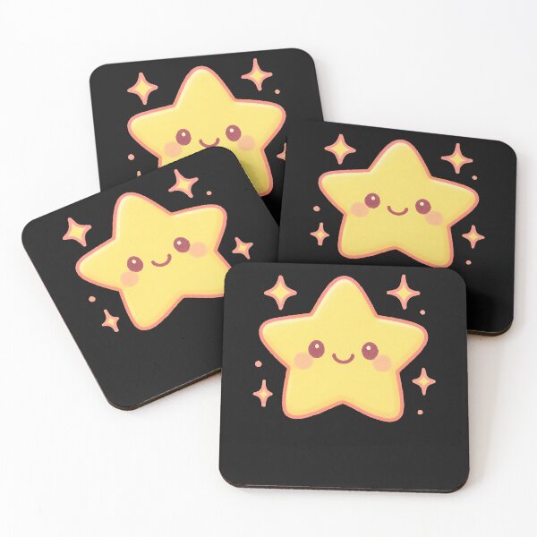 Item preview, Cute Kawaii Star Sparkling Magic Character designed and sold by AilinsDesigns.