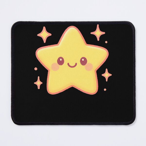 Item preview, Cute Kawaii Star Sparkling Magic Character designed and sold by AilinsDesigns.