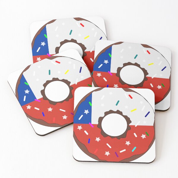 Item preview, Chile Flag Donut – Colorful Sprinkles Country Pride designed and sold by TheIconSmith.