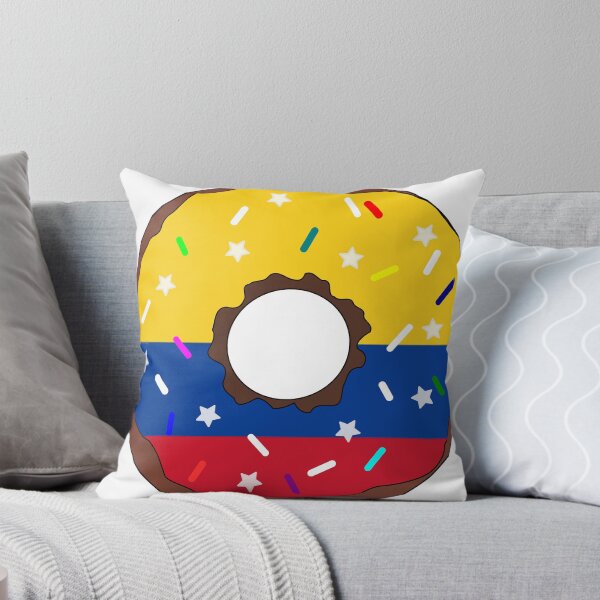 Item preview, Colombia Flag Donut – Colorful Sprinkles Country Pride designed and sold by TheIconSmith.