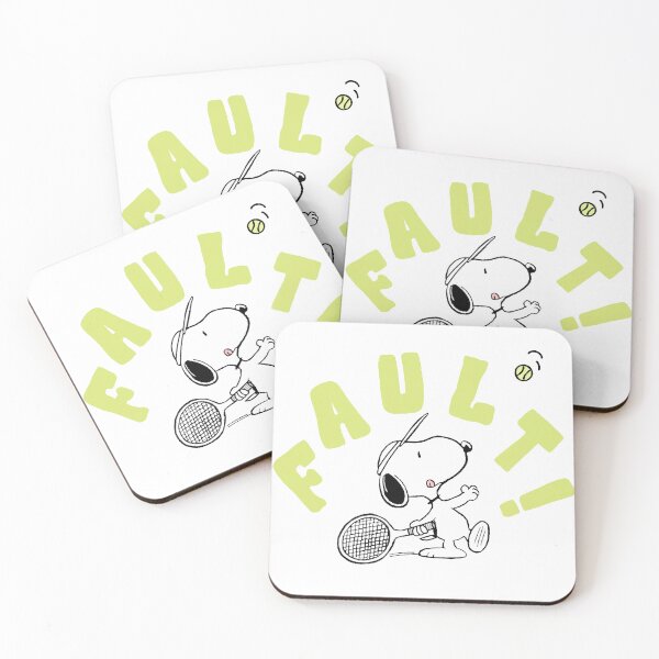 Item preview, Snoopy Tennis - Fault! designed and sold by Willow-And-Ivy.