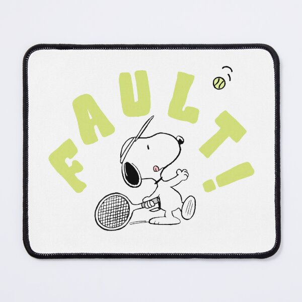 Item preview, Snoopy Tennis - Fault! designed and sold by Willow-And-Ivy.