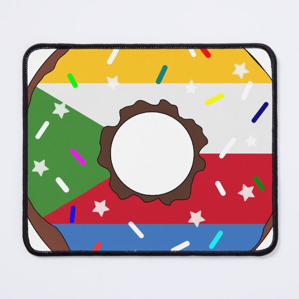 Item preview, Comoros Flag Donut – Colorful Sprinkles Country Pride designed and sold by TheIconSmith.