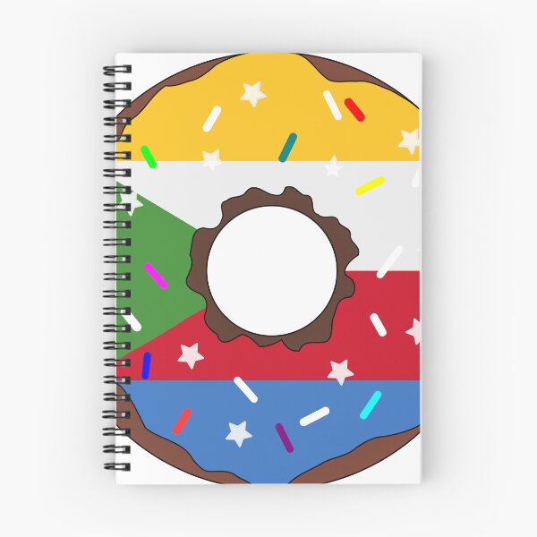Item preview, Comoros Flag Donut – Colorful Sprinkles Country Pride designed and sold by TheIconSmith.