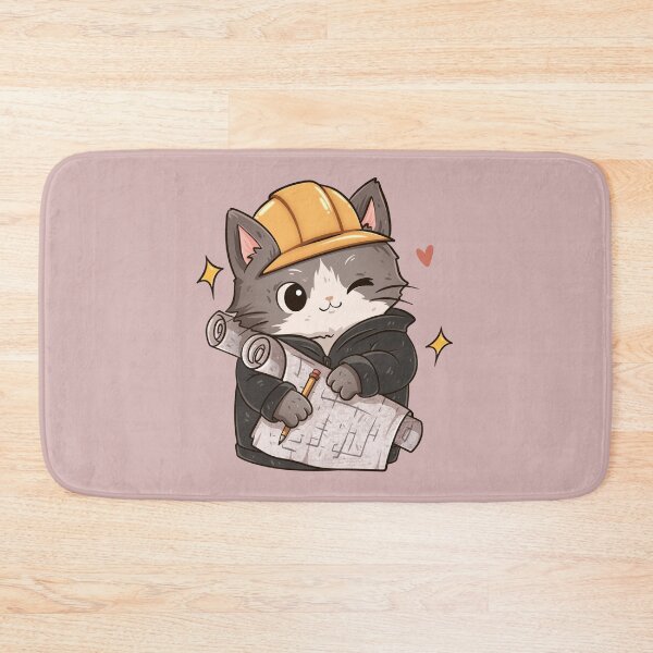 Item preview,  Architect Cat Sticker designed and sold by tviyluv.