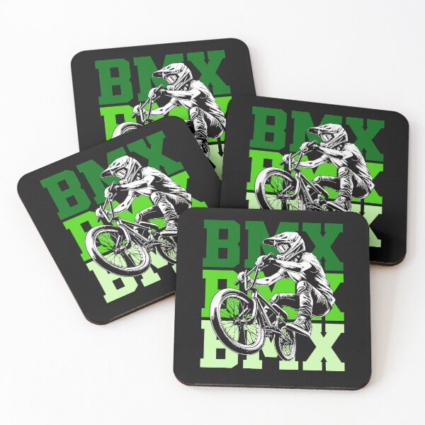 Item preview, Green BMX Stunt Rider Action Sports designed and sold by AilinsDesigns.