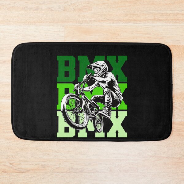Item preview, Green BMX Stunt Rider Action Sports designed and sold by AilinsDesigns.