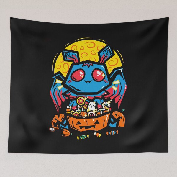 Item preview, Cute Mothman Halloween Candy Pumpkin Trick Or Treat Graphic designed and sold by CarlaKaise.