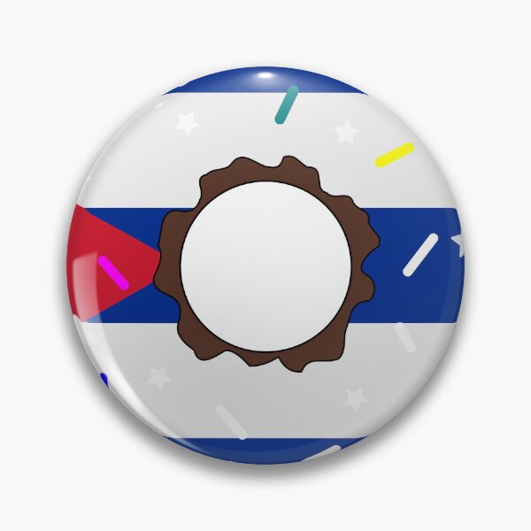 Item preview, Cuba Flag Donut – Colorful Sprinkles Country Pride designed and sold by TheIconSmith.