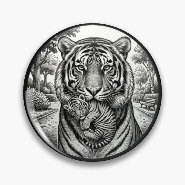 Item preview, A tiger with its cub designed and sold by CHRIST5000.