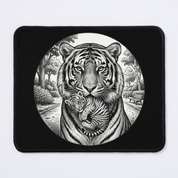 Item preview, A tiger with its cub designed and sold by CHRIST5000.