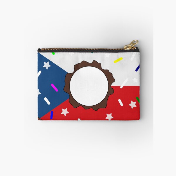 Item preview, The Czech Republic Flag Donut – Colorful Sprinkles Country Pride designed and sold by TheIconSmith.