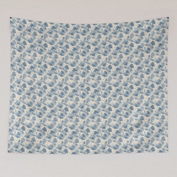 Item preview, Blue Toile de Jouy – Vintage French Countryside Garden designed and sold by tamoora.