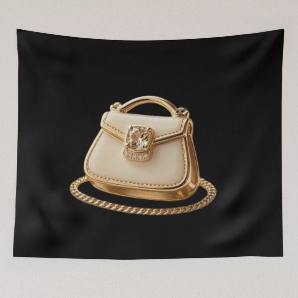 Item preview, Golden Jewel Handbag - Luxury Fashion Elegance designed and sold by Catfcreations.