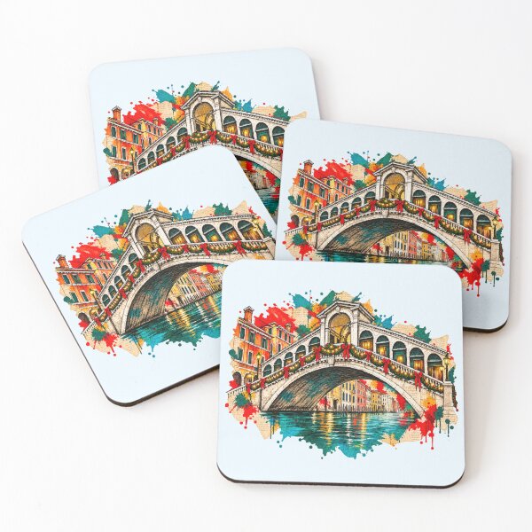 Item preview, Rialto Bridge celebrates Christmas designed and sold by Honu2025.