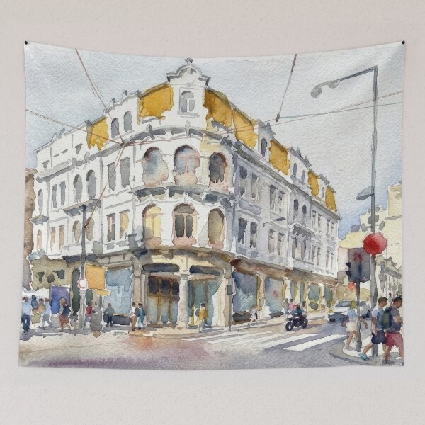 Item preview, Rua de Santa Catarina, Golden Awnings Porto designed and sold by caracatita75.
