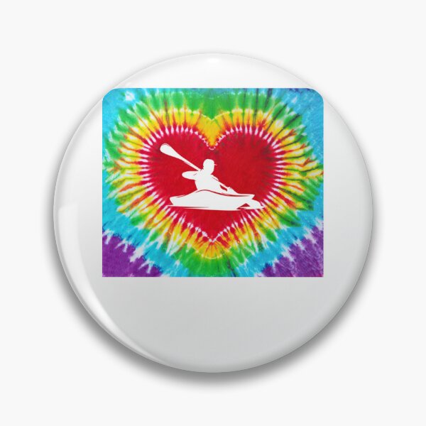 Item preview, Canoeing Tie Dye Heart Shape  designed and sold by prenalmurahi.