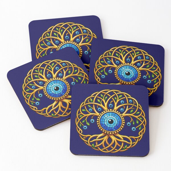 Item preview, Tree of Life Protective Eye Sacred Talisman designed and sold by keythxctrs.