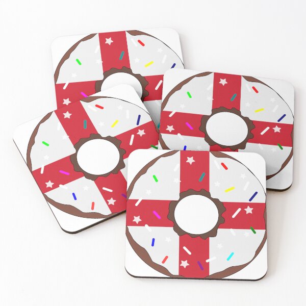 Item preview, England Flag Donut – Colorful Sprinkles Country Pride designed and sold by TheIconSmith.