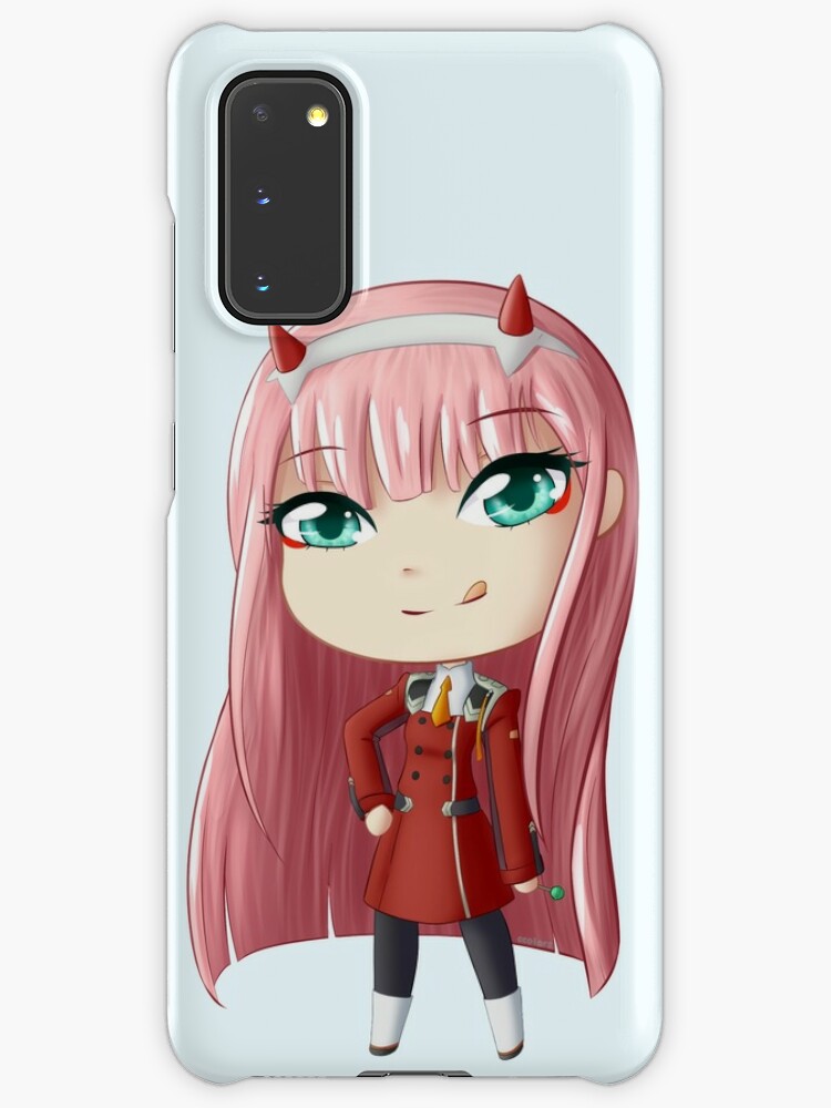 Darling In The Franxx 02 Chibi Fanart Case Skin For Samsung Galaxy By Ccolors Redbubble