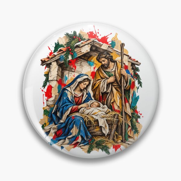 Item preview, Neapolitan nativity scene celebrates Christmas designed and sold by Honu2025.
