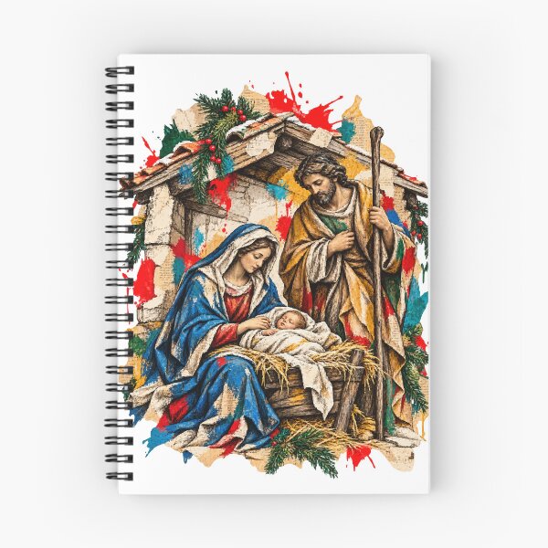 Item preview, Neapolitan nativity scene celebrates Christmas designed and sold by Honu2025.