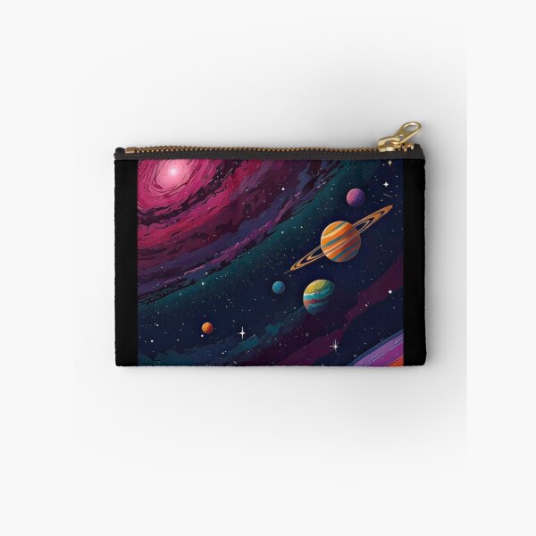 Item preview, Pink Galaxy Swirl - Saturn Planet Space Art Poster designed and sold by WavyCurve.