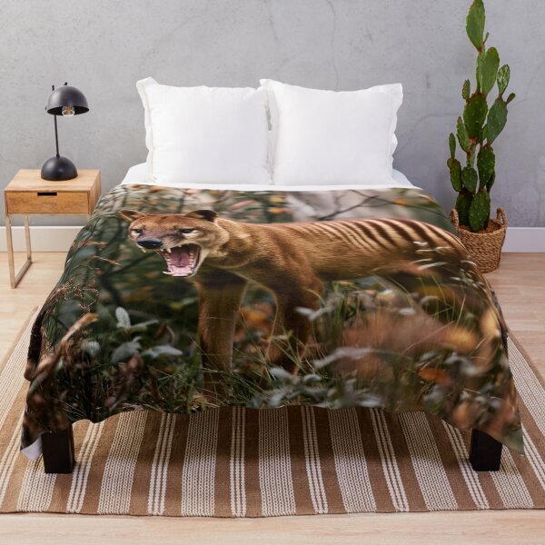 Artikelvorschau, Thylacine im tasmanischen Busch Digitale Kunst entworfen und verkauft von EnhancedReality.