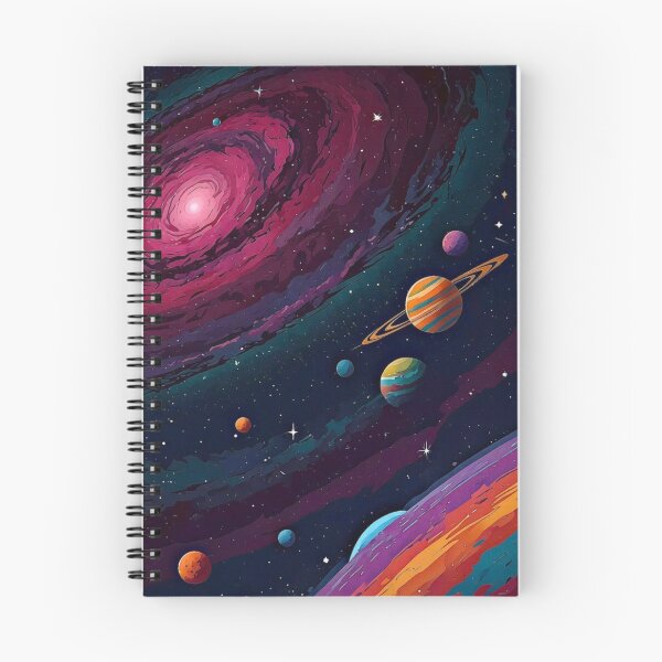 Item preview, Pink Galaxy Swirl - Saturn Planet Space Art Poster designed and sold by WavyCurve.