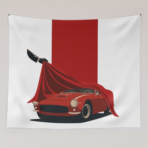 Item preview, Ferrari Reveal Print, Vintage Ferrari Art, Luxury Car Print, Minimalist Automotive Decor, Ferrari Unveiling Artwork designed and sold by Studio pod Burom.