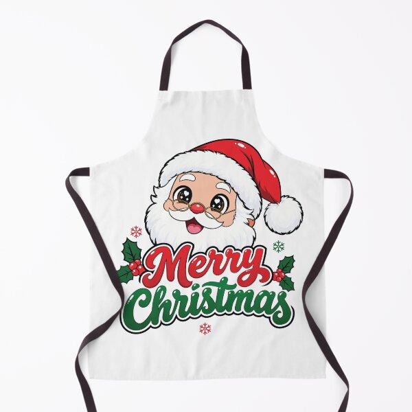 Item preview, Cute Santa Face - Merry Christmas Kawaii designed and sold by Marshallamoakohene.