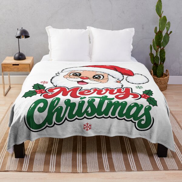 Item preview, Cute Santa Face - Merry Christmas Kawaii designed and sold by Marshallamoakohene.