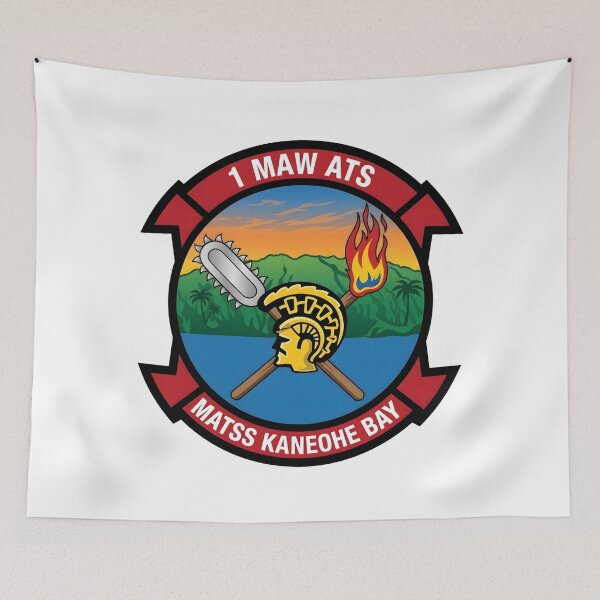 Item preview, USMC 1st MAW ATS MATSS Kaneohe Bay Detachment Patch designed and sold by CharlieDesings.