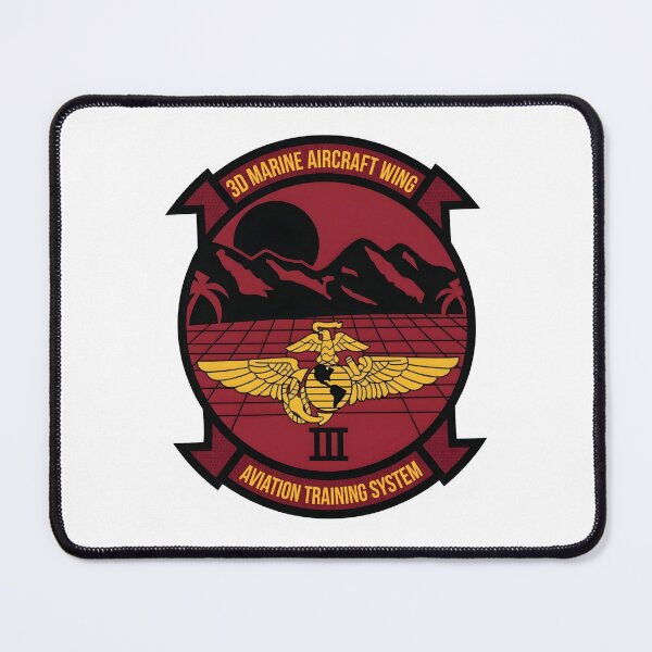 Item preview, USMC 3rd Marine Aircraft Wing Aviation Training System Patch designed and sold by CharlieDesings.
