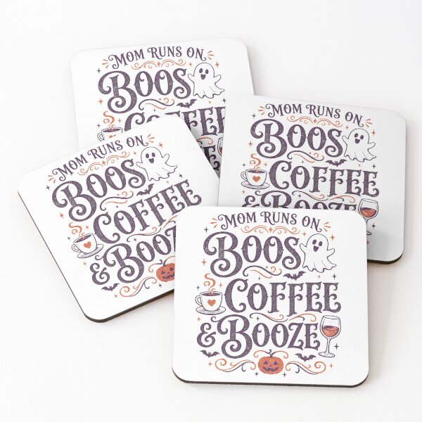 Item preview, Mom Runs on Boos Coffee and Booze designed and sold by MOSIDRIP™.