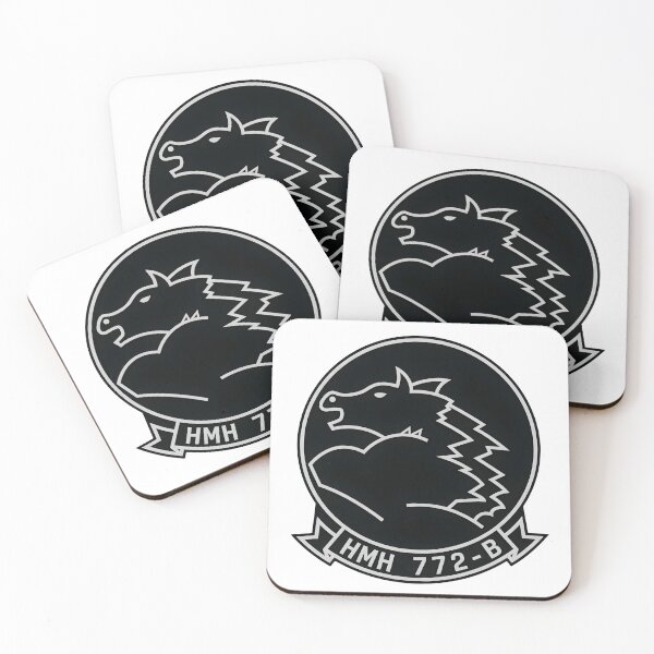 Item preview, USMC HMH-772 Detachment B "Hustlers" Heavy Helicopter Patch designed and sold by CharlieDesings.