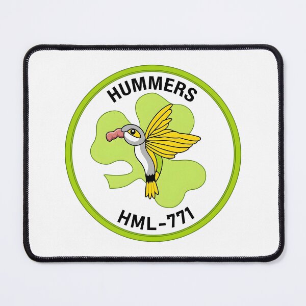 Item preview, USMC HML-771 "Hummers" Light Helicopter Squadron Patch designed and sold by CharlieDesings.