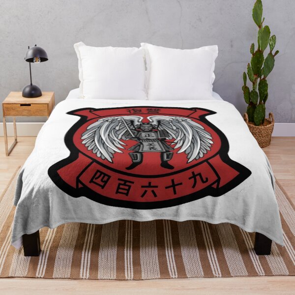 Artikelvorschau, USMC HMLA-469 „Rache“ Japanischer Samurai-Geflügelter Krieger-Aufnäher entworfen und verkauft von CharlieDesings.