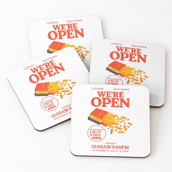 Item preview, French Fries We're Open designed and sold by Colorful-Garden.