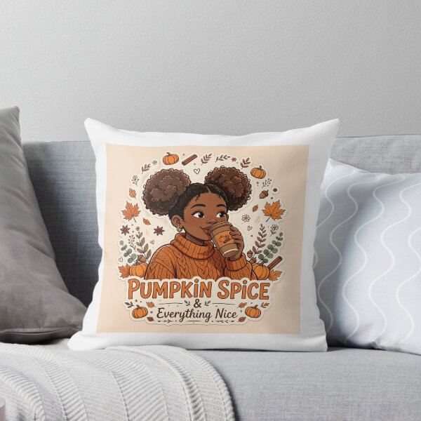 Item preview, Pumpkin Spice And Everything Nice Black Girl Fall ? designed and sold by Eddiediallo92.