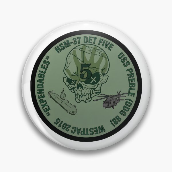 Item preview, US Navy HSM-37 Detachment 5 "Expendables" WESTPAC 2015 Deployment Patch designed and sold by CharlieDesings.