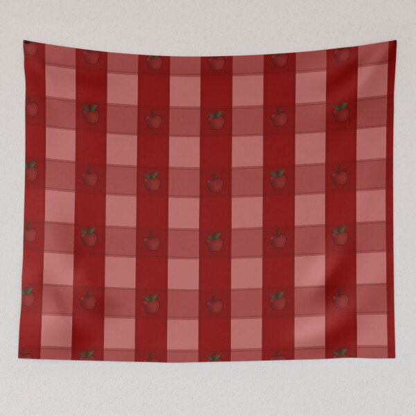 Item preview, Red Apple Gingham Pattern designed and sold by pinklillies47.