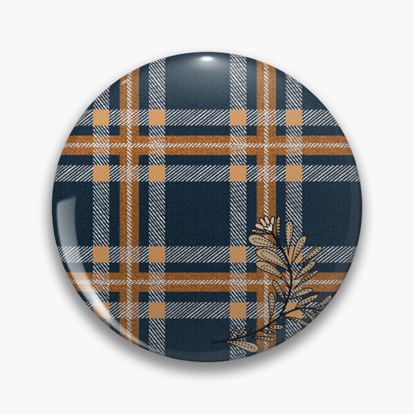 Item preview, Classic Tartan Pattern With Leaves Branch designed and sold by Jeffrey-Jeffrey.