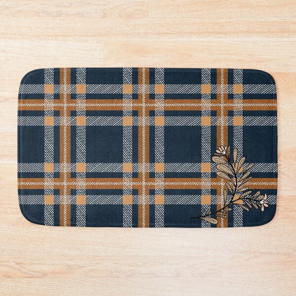 Item preview, Classic Tartan Pattern With Leaves Branch designed and sold by Jeffrey-Jeffrey.