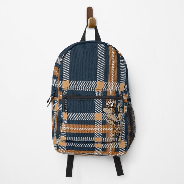 Item preview, Classic Tartan Pattern With Leaves Branch designed and sold by Jeffrey-Jeffrey.